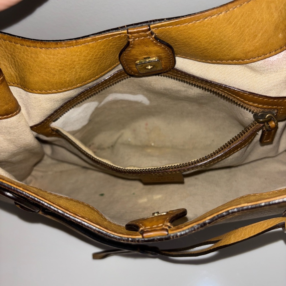 Gucci Bamboo Handle Leather Bag - Picture 14 of 16
